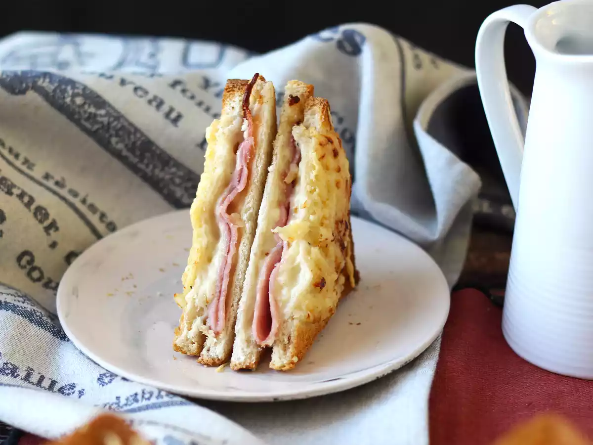 Croque monsieur z frytkownicy powietrznej - zdjęcie 3